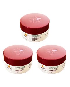Kit 3 Mascara com Maciez e sem Parabenos Doce Raiz 200g de Extrato de Batata Doce
