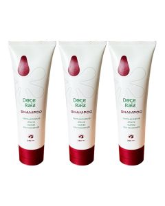 Kit 3 Shampoo Doce Raiz Natural com Mais Brilho e Maciez 250ml