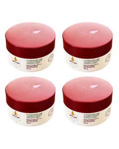 Kit 4 Mascara com Maciez e sem Parabenos Doce Raiz 200g de Extrato de Batata Doce